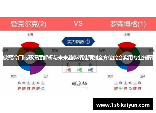 欧冠冷门比赛深度解析与未来趋势精准预测全方位综合实用专业指南 欧冠冷门比赛深度解析与未来趋势精准预测全方位综合实用专业指南
